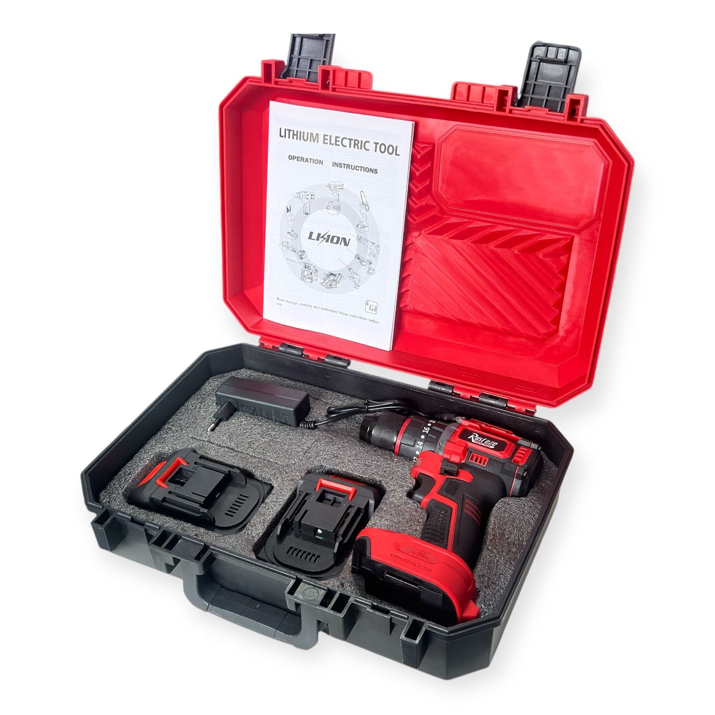 RZ-21V-M2 Cordless Impact Drill 60N.M, Brushless Motor