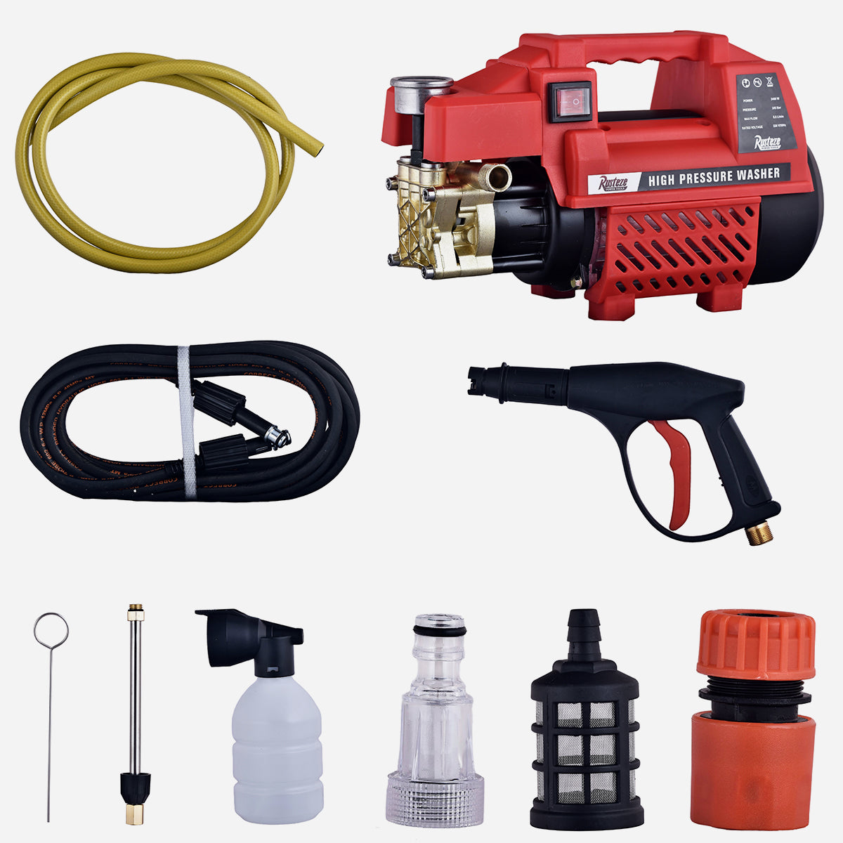 CAR WASHER RED