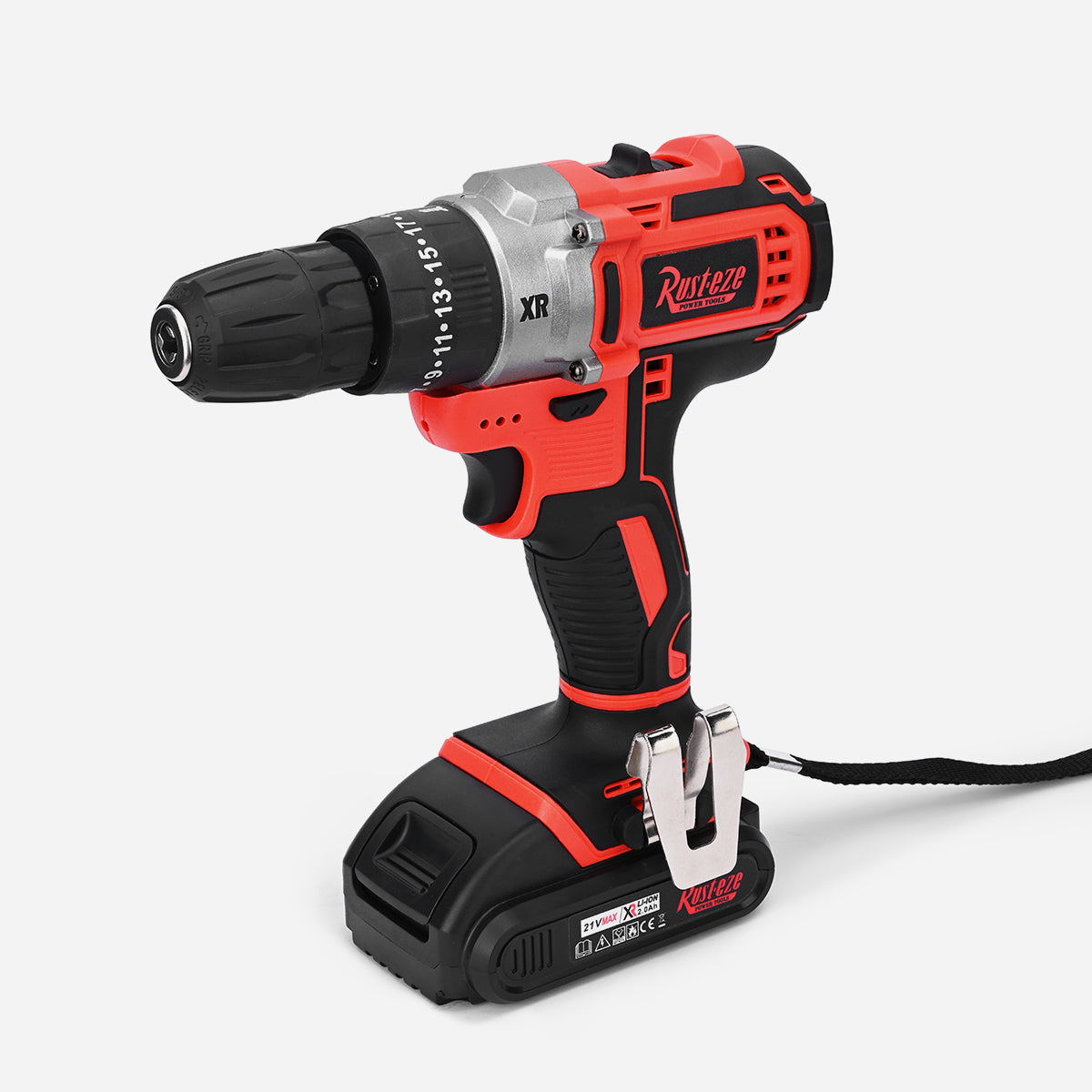rz-21v cordless drill with impact