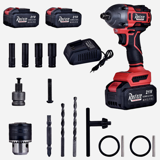 RZ-21V BRUSHLESS IMPACT WRENCH WITH KIT