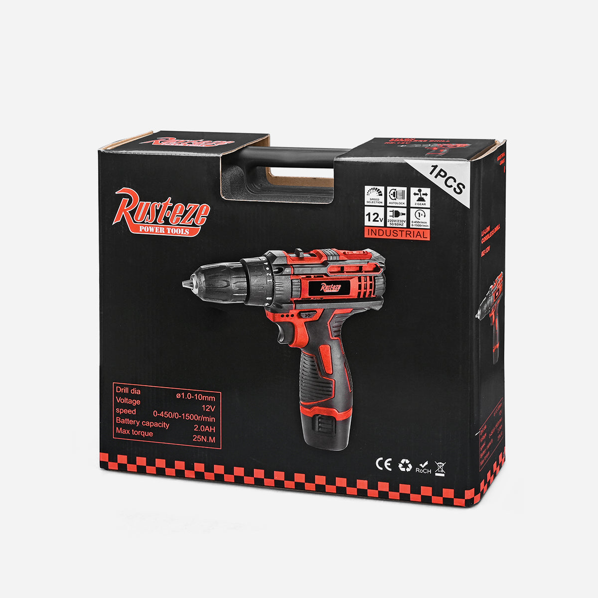 RZ-12V CORDLESS DRILL WITH IMPACT