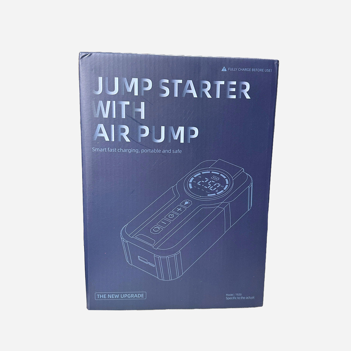 Jump Starter With Tyre Inflator Cordless