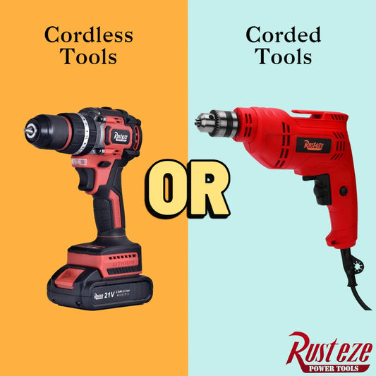 Cordless vs Corded Power Tools: Which is Best for You? | Rusteze India